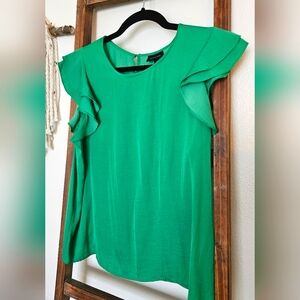 Who What Wear Grewn Women's blouse